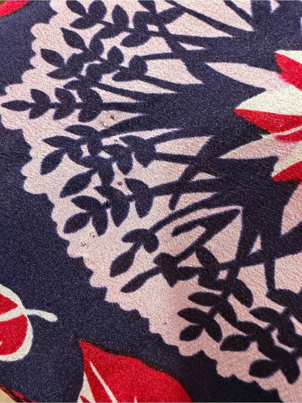 Vintage 1940s silk